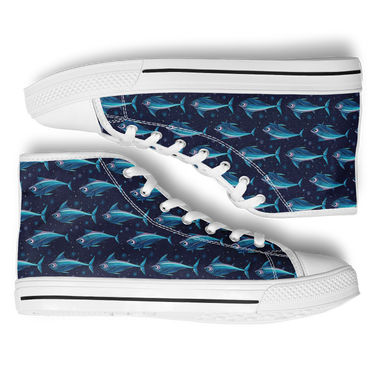 Chokefish™ Urban Peak Retro High Tops-Marine-006